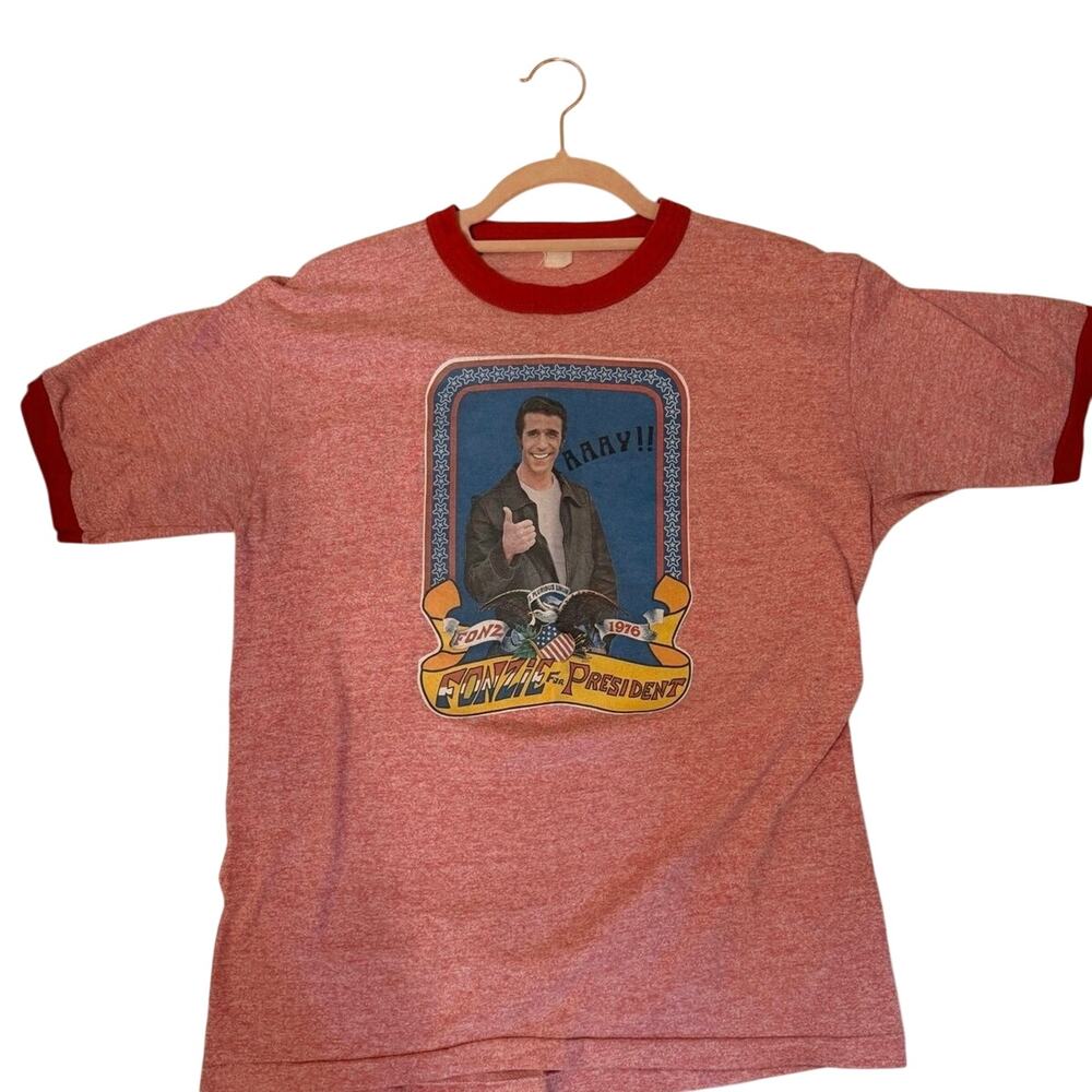 Vintage the Fonz / I’m with stupid tee shirt